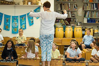 Lower School music class