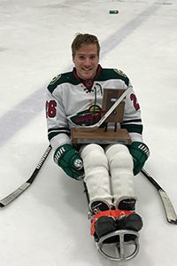 Blake Henke with tournament trophy