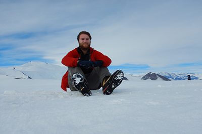 Andrew grant in Antarctica 