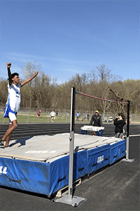 Yahya Madar at a track meet