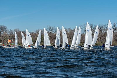 mpa sailing team on the water