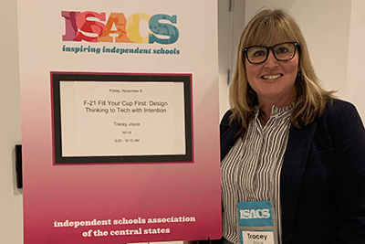 Tracey Joyce at the ISACS conference