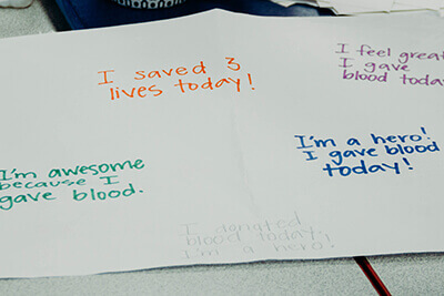 MPA blood drive posters