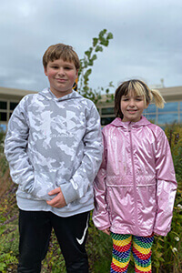 Dylan and Emma Rengstorf standing in front of MPA