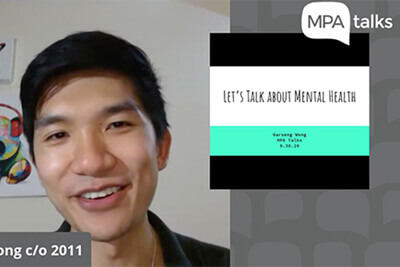 garseng wong's MPA Talks on mental health