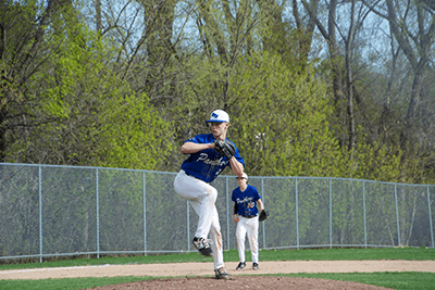 Evan Esch Pitching for MPA