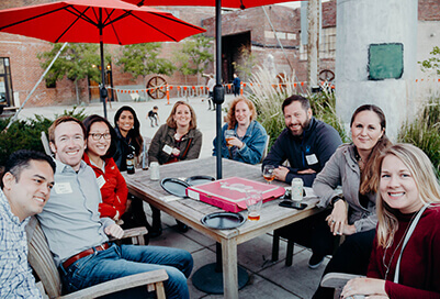 Alumni at homecoming 2019