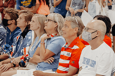 Mason's Parents at the Watch Party