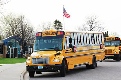 bus pulling up to MPA