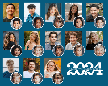 The Class of 2024 Lifers then and now