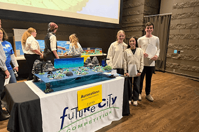 Students at Future City Competition. 