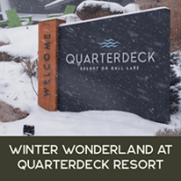 Winter wonderland at Quarterdeck Resort