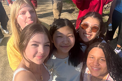 Aili and a group of friends from MPA