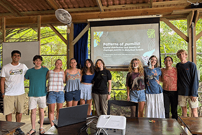 Maya Merchant '22 recently completed an incredible semester abroad with the School for Field Studies at their Center for Tropical Island Biodiversity Studies in Bocas del Toro, Panama. 