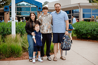 An MPA Family on the first day of school.