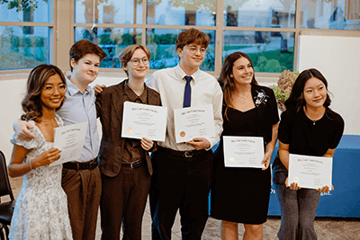 The Class of 2026 celebrates their Cum Laude induction