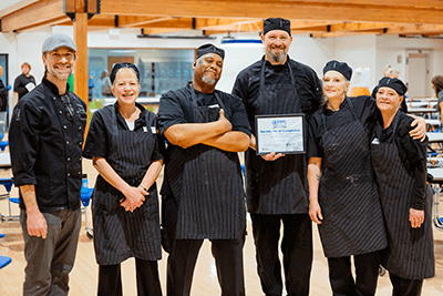 The Mounds Park Academy dining staff