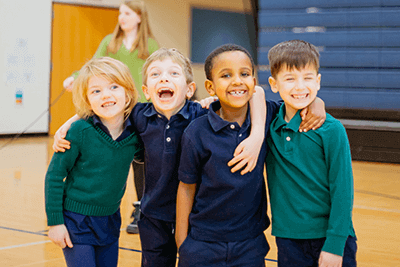 Lower School students enjoying themselves. 