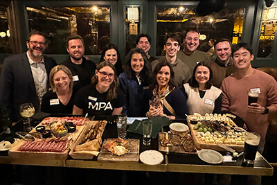 Head of school and alums gather in NYC