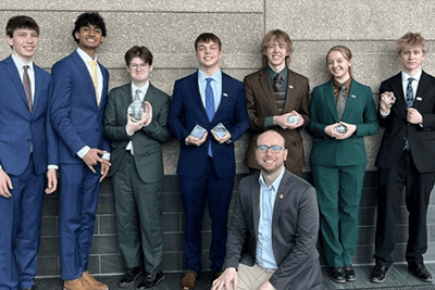 The MPA speech team at NIETOC Nationals